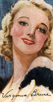 Virginia Bruce, (1910-1982), American actress and singer, 20th century. Artist: Unknown