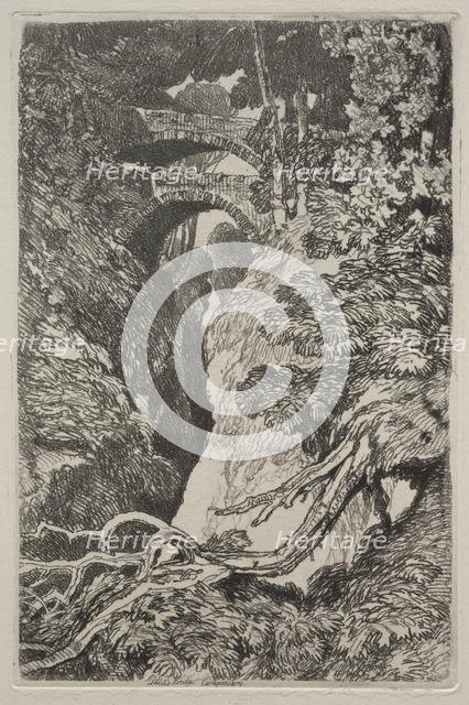 Liber Studiorum: Devil's Bridge, Cardiganshire, 1838. Creator: John Sell Cotman (British, 1782-1842).