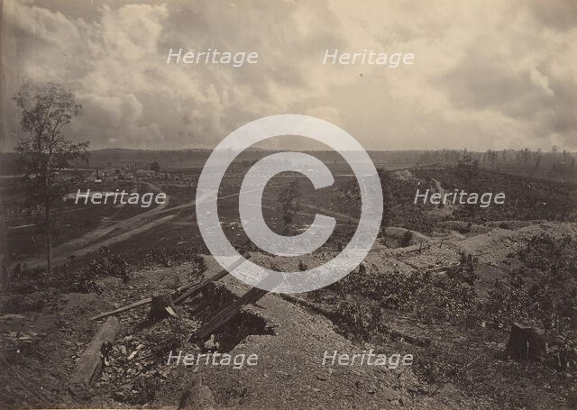 Battle Ground of Resacca, Georgia No. 4, 1860s. Creator: George N. Barnard.