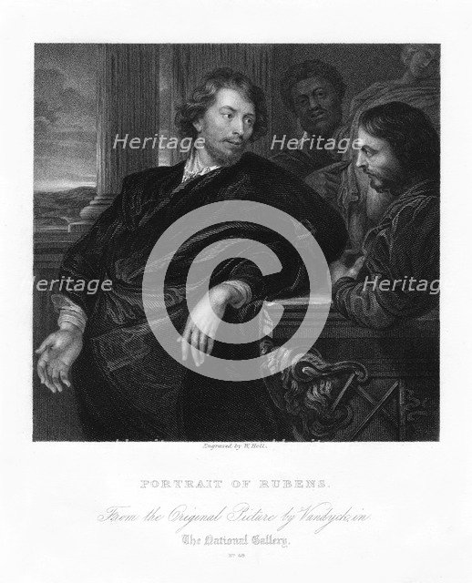 Peter Paul Rubens, Flemish artist, early 17th century, (19th century).Artist: W Holl