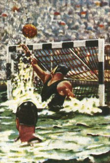 Germany win the water polo, 1928. Creator: Unknown.