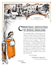 'Christmas Festivities in Rural England', 1909. Creator: Unknown.