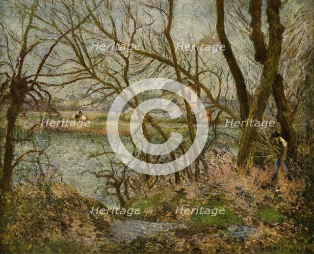 'The Woodcutter', 1878, (1939).  Creator: Camille Pissarro.