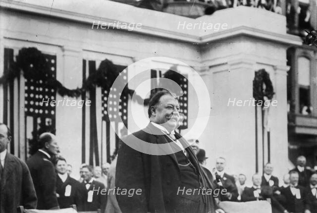 President William Howard Taft at the laying of the cornerstone for the Oakland ...October 13, 1911. Creator: Bain News Service.
