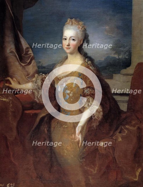 Louise Élisabeth d'Orléans (1709-1742), Queen of Spain, 1724. Creator: Ranc, Jean (1674-1735).