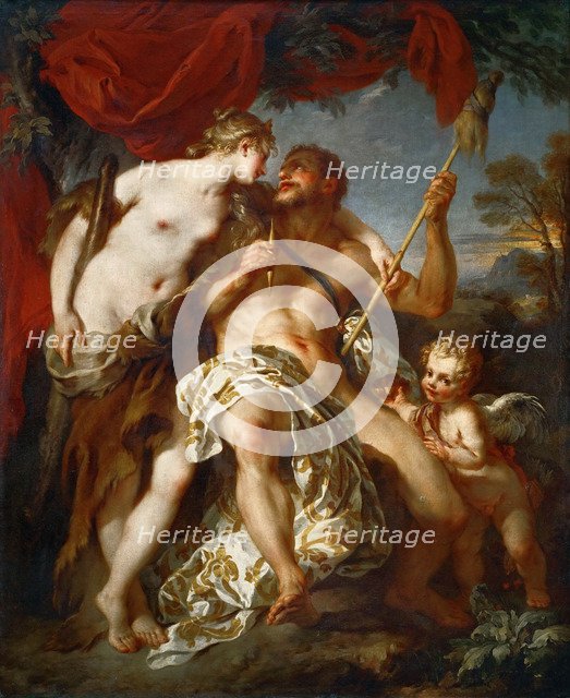 Hercules and Omphale. Artist: Le Moyne, François (1688-1737)