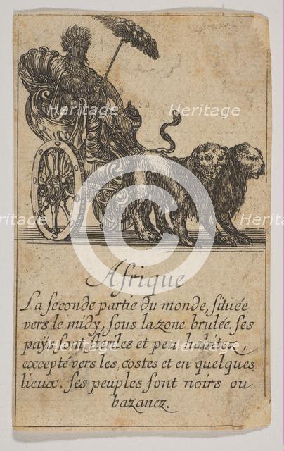 Afrique, 1644. Creator: Stefano della Bella.