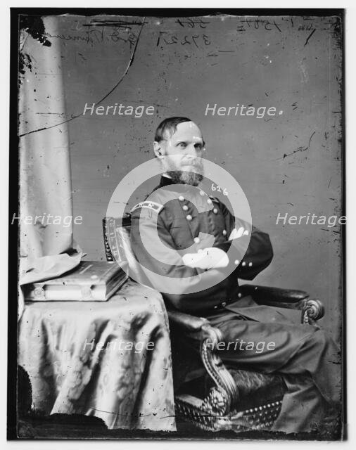 General Edward Davis Townsend, US Army, between 1860 and 1875. Creator: Unknown.