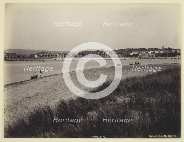 Exmouth from the Warren, 1860/94. Creator: Francis Bedford.