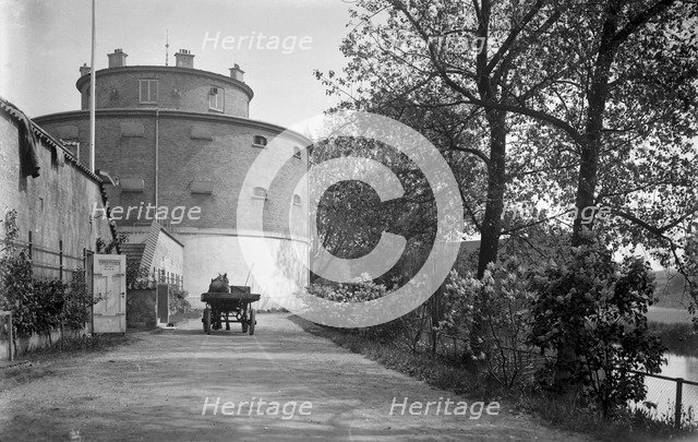 The prison in the citadel, Landskrona, Sweden, 1925. Artist: Unknown
