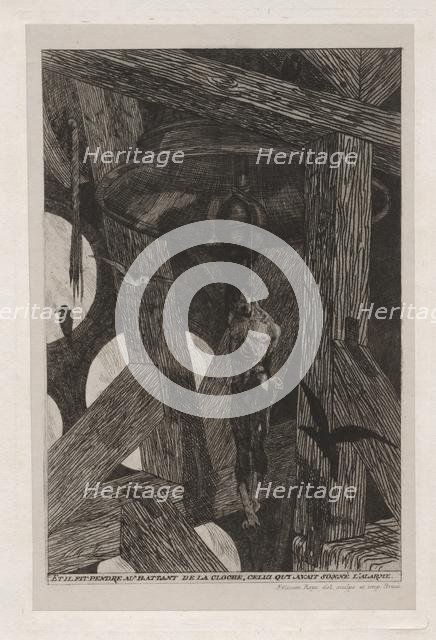 The Legend and Adventures of Ulenspiefel and Lamme Goedzak: The Hanged Man..., 1867. Creator: Félicien Rops (Belgian, 1833-1898).