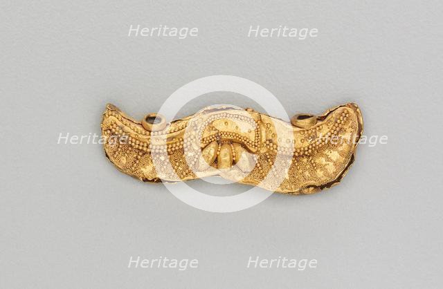 Set of Pendants Ending in a Bull's Head, 185-72 BC. Creator: Unknown.