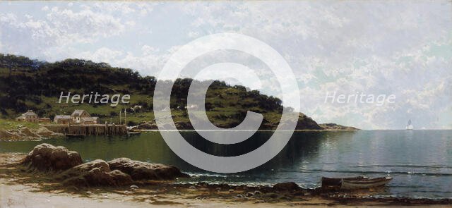 Along the Maine Coast (image 2 of 2), c1885. Creator: Alfred Thompson Bricher.