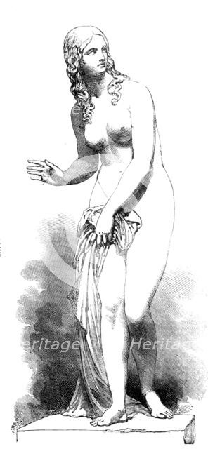 Statues for the Egyptian Hall in the Mansion House: "Leah - by P. MacDowell, R.A. , 1856.  Creator: Unknown.