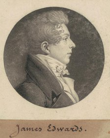 James Edwards, 1809. Creator: Charles Balthazar Julien Févret de Saint-Mémin.