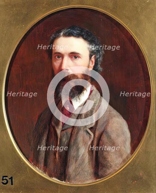 Peter Graham, Self Portrait, 1882. Creator: Peter Graham.