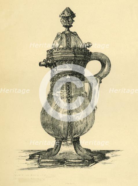 Crystal cruet, 14th century, (1881). Creator: W. M. McGill.