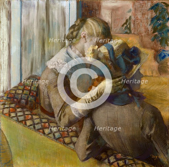 At the Milliner's, 1881. Creator: Edgar Degas.