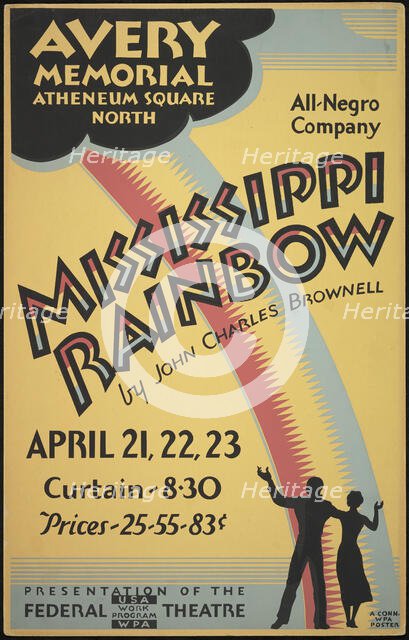 Mississipppi Rainbow, Hartford, CT, 1938. Creator: Unknown.