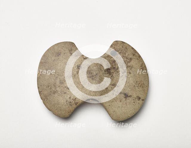 Double-bitten bannerstone, 3000-1000 BCE. Creator: Unknown.