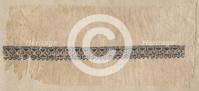 Fragment of a Tiraz-Style Textile, 1094 - 1101. Creator: Unknown.