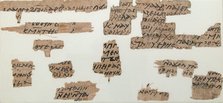 Papyri Fragments of a Letter from Bartholomew to Elisasius, Coptic, 7th century. Creator: Unknown.