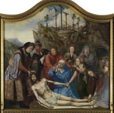 Altarpiece of the Joiners' Guild. The Lamentation over the Dead Christ, 1511. Creator: Massys, Quentin (1466-1530).