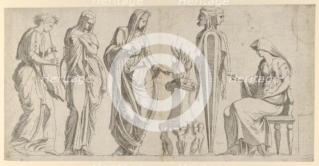 A Sacrifice, 1540-56. Creator: Leon Davent.