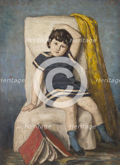 Portrait de Mademoiselle d’Adhémar, 1883. Creator: Henry Cros.