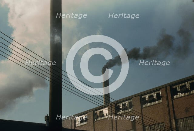 Owens-Corning Fiberglas Corp., Akron, Ohio, 1942. Creator: Alfred T Palmer.