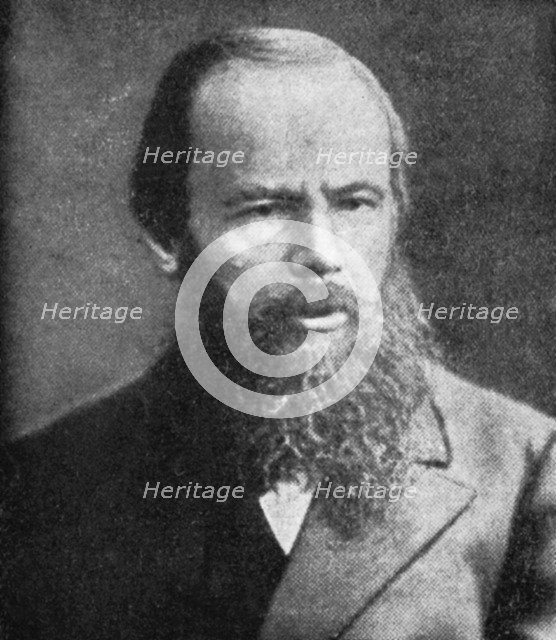 Fyodor Dostoevsky (1821-1881), Russian novelist, early 20th century. Artist: Unknown