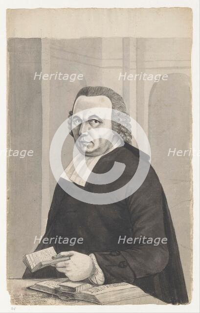 Self-portrait of Jan Brandes, 1789.  Creator: Jan Brandes.