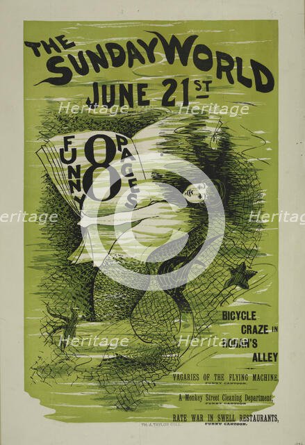 The Sunday world. June 21st, c1893 - 1897. Creator: Unknown.