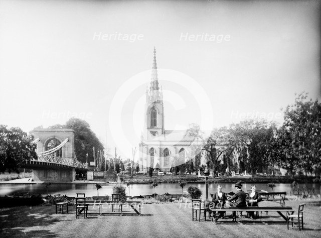 All Saints Church, Marlow, Buckinghamshire, 1883. Artist: Henry Taunt.