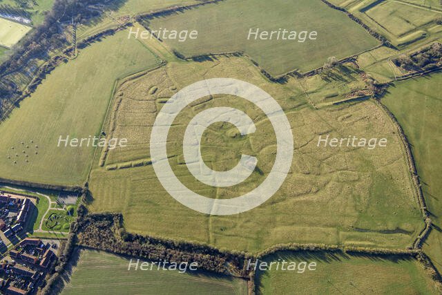 Quarrendon I deserted medieval village, Buckinghamshire, 2022. Creator: Damian Grady.
