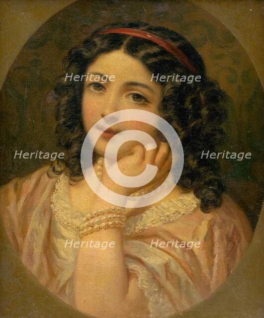 Portrait of a Girl, 1850-1860. Creator: Unknown.