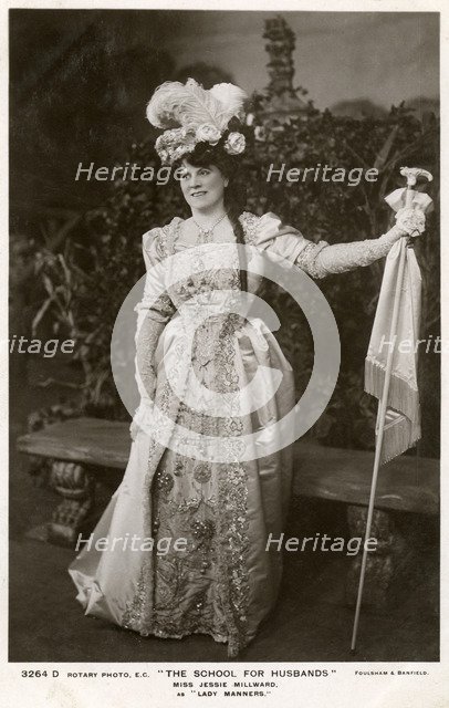 Jessie Millward, British actress, c1906.Artist: Foulsham and Banfield