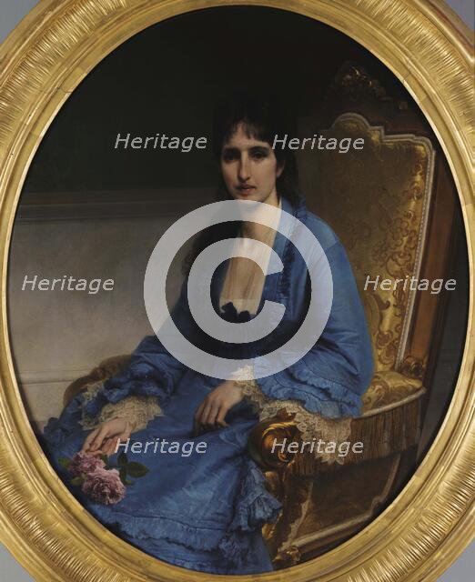Portrait of Countess Antonietta Negroni Prati Morosini, 1871-1872. Creator: Hayez, Francesco (1791-1882).