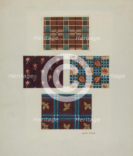 Cotton Prints, c. 1939. Creator: Albert J. Levone.