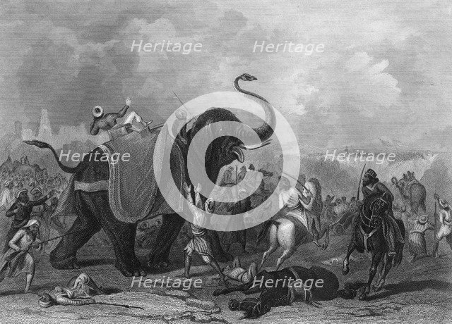 'The Siege of Mooltan' (Multan), India, 1849 (c1857).Artist: J Rogers