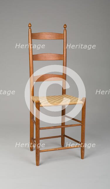 Side chair, c. 1870. Creator: Unknown.