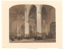 View in the St. Laurenskerk church in Rotterdam, 1827-1891. Creator: Johannes Bosboom.