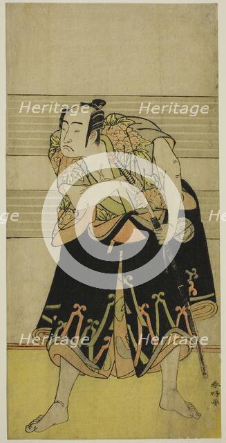The Actor Sawamura Sojuro III in an Unidentified Role, c. 1781. Creator: Katsukawa Shunko.