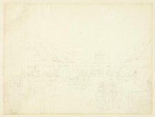 Study for Hospital, Middlesex, from Microcosm of London, c. 1808. Creator: Augustus Charles Pugin.