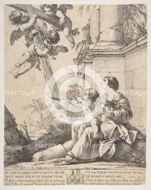 Virgin and Child with Angels, 1639. Creator: Laurent de la Hyre.