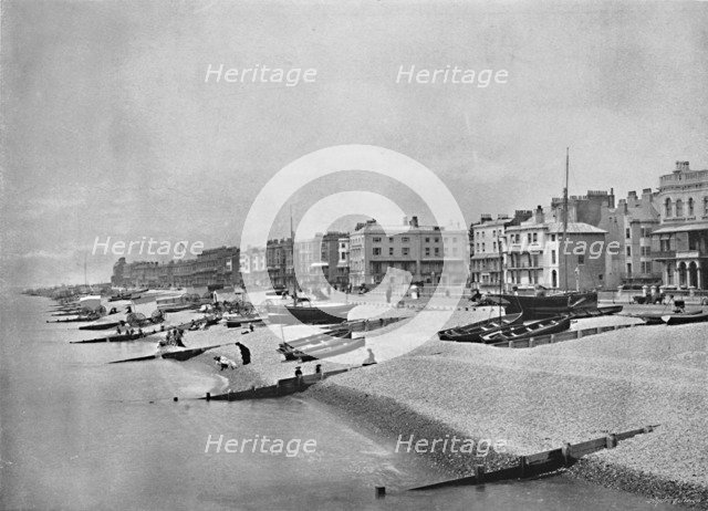 'The Parade, Worthing', c1896. Artist: William James Gardiner.