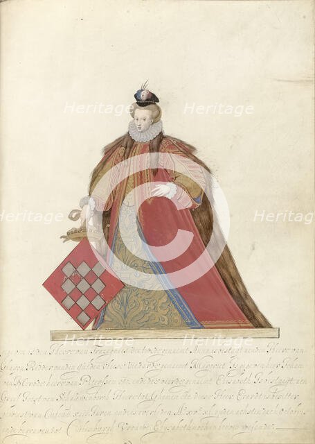 Margaretha van Lalaing, Lady of Pallandt and Culemborg, c.1600-c.1625. Creator: Nicolaes de Kemp.