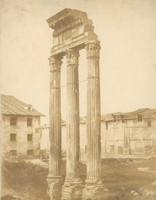 [Roman Ruins], 1860s. Creator: Attributed to Giacomo Caneva.