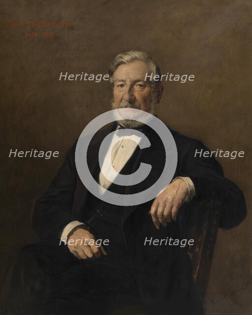 Felix Claessens, the Artist's Uncle, 1879. Creator: Alexandre Pierre Jacques Markelbach.