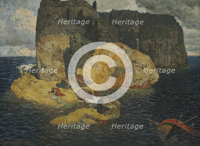 Island Shipwreck. Creator: Rothaug, Alexander (1870-1946).